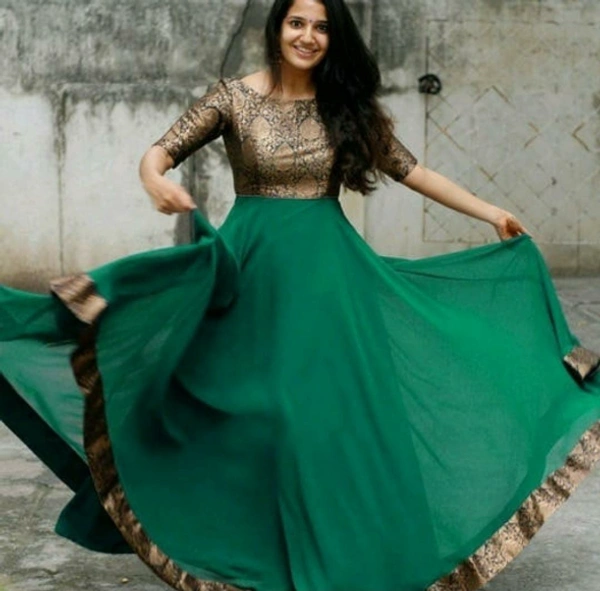 Georgette Party wear Gown